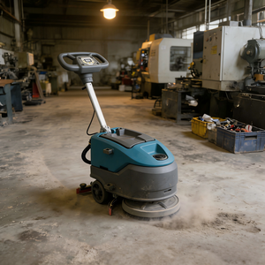 Nettoyeur de sols électrique portatif industriel commercial neuf 24V 25 Cu Ft Hopper - Product Image 4