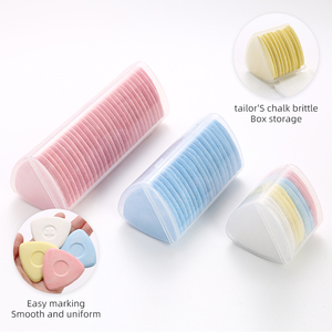 <span class=keywords><strong>Craie</strong></span> de tailleur effaçable colorée en tissu, 10, 20 ou 30 pièces par boîte, outils de <span class=keywords><strong>couture</strong></span> triangulaires - Product Image 2