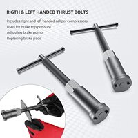 Kit Outil Universel de Réparation et Réinitialisation d'Étriers de Frein à Disque pour Piston, 22 Pièces