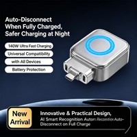 Produit le plus vendu : Séparateur de charge universel automatique IA 140W, taille mini, séparateur de charge complète, arrêt automatique X01