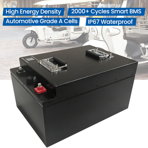 Batterie LiFePO4 48V 64V 72V en gros avec BMS pour Rickshaw Électrique, Véhicule Électrique à Basse Vitesse, E-<span class=keywords><strong>trike</strong></span>, Tuk-tuk Électrique - Product Image 1
