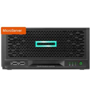 HPE – microserveur <span class=keywords><strong>Gen10</strong></span> <span class=keywords><strong>Plus</strong></span> XEON E-2224 4 cœurs, 2x16 go, DIMM, 4x1 to, disque dur SATA, Solution de déploiement pour petits bureaux - Product Image 1