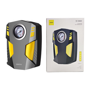12V 스마트 디지털 에어 펌프 휴대용 자동차 및 오토바이 타이어 공기 주입기 (LED 라이트 150PSI 고속 주입 타이어 공기압 모니터 포함) - Product Image 1