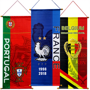 Banderas de Equipos Nacionales de España, Francia, Bélgica, Italia, Países Bajos y Portugal para la Eurocopa <span class=keywords><strong>2020</strong></span>, Tela Multideportiva - Product Image 1
