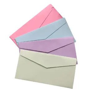 Enveloppes en papier pour emballage de mariage Enveloppes en carton avec logo personnalisé