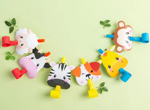 誕生日パーティー子供ドラゴンホイッスルかわいいカラフルなトランペット軽量プラスチック + 紙JAXY - Product Image 6