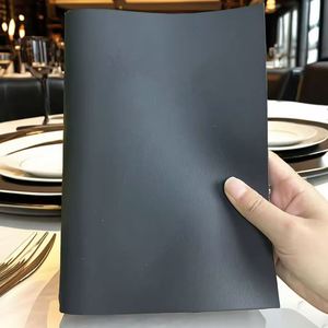 Folio de Menú Promocional de Cuero Genuino A5, Duradero, con Logotipo Grabado, Encuadernación con Tornillos, para Restaurantes y Eventos - Product Image 5