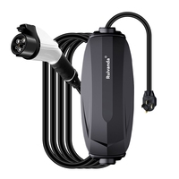RUIVANDA Tragbares EV-Ladegerät Typ 2 7KW 32A EVSE-Ladebox CEE-Stecker Typ 1GB/T-Kabel ladegerät 5M-Kabel für Elektro fahrzeuge