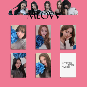 5 pièces/ensemble KPOP MEOVV MES <span class=keywords><strong>YEUX</strong></span> OUVERTS VVIDE Album Photocards GAWON SOOIN ANNA K4 VITRINE GRILL Ver Selfie Cartes Fans Collection Cadeau - Product Image 6