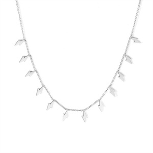 Delicate Waterproof Jewelry Charms <b>Choker</b> Necklace Women lightning Pendants Necklace - Product Image 2