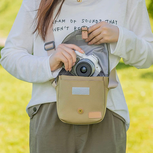 Girly <strong>Camera</strong> <strong>Bag</strong> <strong>Green</strong> Small Travel <strong>Camera</strong> Body Pouch for Women Compact DSLR Mirrorless Photography Shoulder <strong>Bag</strong> - Product Image 2