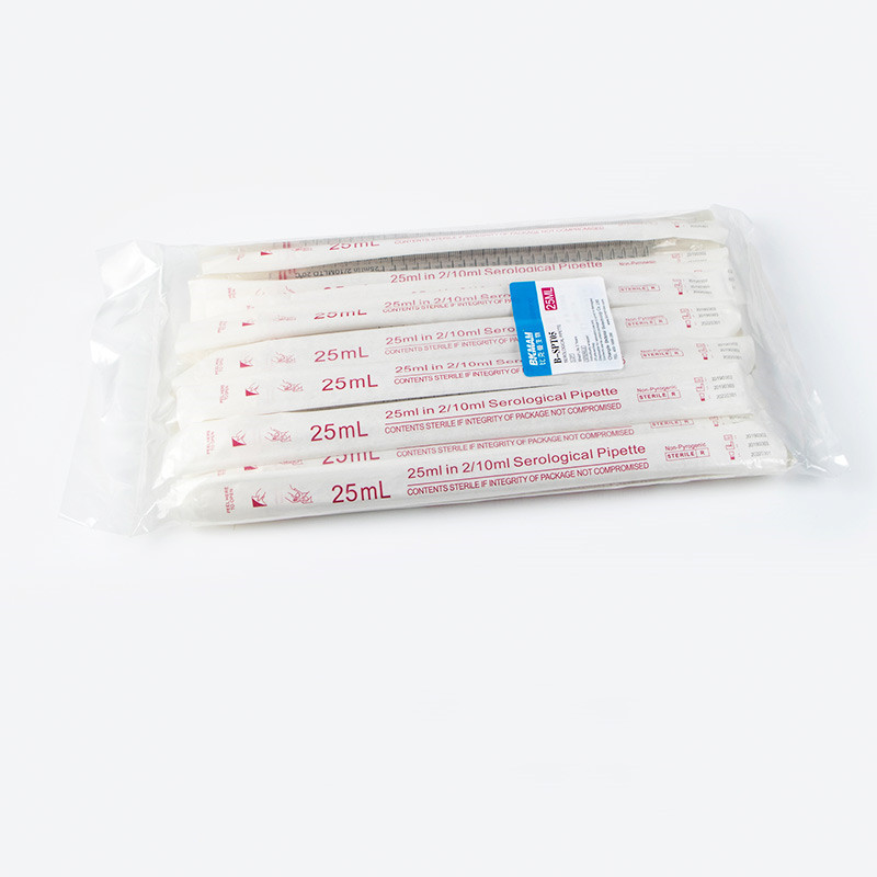 Лабораторная серологическая пипетка 10 мл 25 мл с двунаправленной шкалой