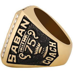 Anéis de Campeonato QIUZHEN NCAA Alabama Crimson Tide Populares Entre Fãs Americanos e Europeus Anel de Campeonato de Futebol Americano - Product Image 3