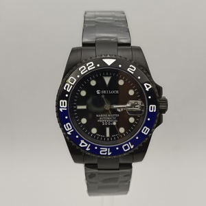 Montre mécanique sportive pour homme, personnalisable avec logo, haut de gamme, en acier inoxydable, verre saphir, mouvement NH35, étanche - Product Image 5