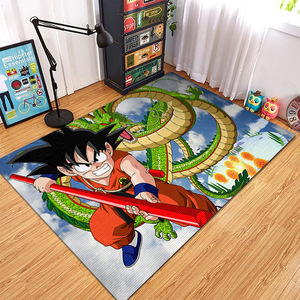 Dessin animé anime Dragon Ball salon tapis maison chambre créatif plein lit bord tapis salle de jeu décoratif tapis de sol - Product Image 6