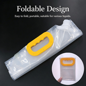 Sac à eau pliable en PE, pochette autoportante, conteneur portable anti-humidité avec bec verseur pour l'extérieur - Product Image 6
