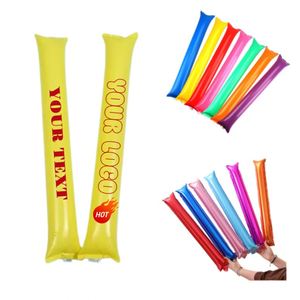 Vente en gros de pom-pom girls gonflables en PE légers avec logo personnalisé pour les événements sportifs, les rassemblements politiques et les concerts - Product Image 1