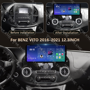 Autoradio 12,3 pouces avec écran <span class=keywords><strong>QLED</strong></span> IPS intégré pour BENZ VITO 2016-2021, Android Octa Core, autoradio DVD, GPS, navigation, écran de voiture - Product Image 3
