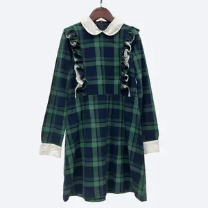 儿童Pinafore学校服装女童编织服装校服设计高品质