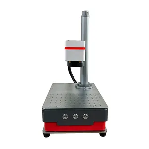 Penanda Laser serat CNC portabel 20W, mesin penanda Laser serat harga Laser serat 30 Watt untuk ukiran tanda logam