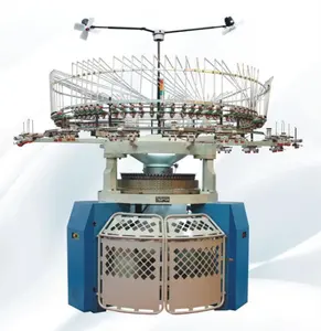 With CE certificate hot sell 5.5kw Power double jersey circular knitting machine