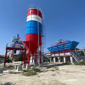 Máquina Mezcladora de Concreto Eléctrica Estacionaria Automática Constmach para Construcción, Capacidad de 60m3/h, Equipada con Caja de Cambios PLC para Bomba - Product Image 1