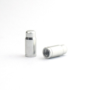 CNC Aluminum Alloy Valve <b>Stem</b> Green French Type Car Tire <b>Cap</b> Tubeless Valve - Product Image 2