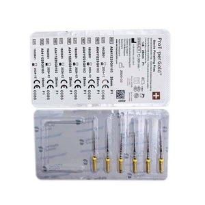 File Endodontici Pro-T-aper GOLD per Odontoiatria, Strumenti per Sbiancamento Dentale e Trattamento Radicolare 25mm 21mm 31mm - Product Image 1