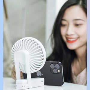 Nouveau mini ventilateur portable F4, pliable, rechargeable par USB, ventilateur de bureau en plastique, pliable, pour une utilisation en extérieur - Product Image 4