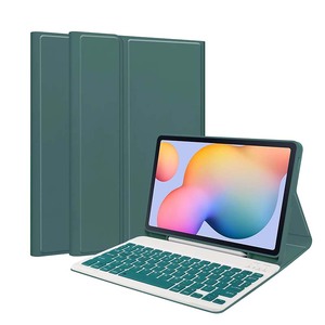 Étui de protection mignon pour <span class=keywords><strong>tablette</strong></span> pour <span class=keywords><strong>Samsung</strong></span> pour Galaxy A9 + 11 pouces en matériau PU avec fente pour clavier et stylo - Product Image 3
