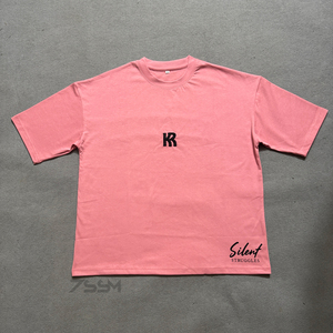 High Quality 100% Cotton Streetwear <strong>Shirts</strong> Oversized Boxy Tee <strong>Customize</strong> <strong>3d</strong> Embroidery LOGO Puff <strong>Printing</strong> <strong>T</strong> <strong>Shirt</strong> for Men - Product Image 3