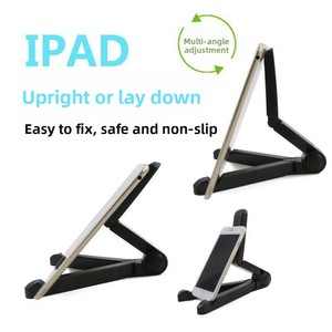 Support universel pliable multifonction pour téléphone portable et tablette, support triangulaire pour personnes paresseuses, dissipation de chaleur, utilisation au lit, pour regarder la télévision - Product Image 4