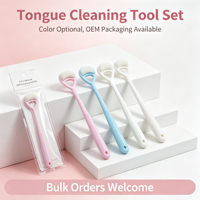 Grattoir à langue double face, brosse douce pour le nettoyage de la langue, pour les soins bucco-dentaires quotidiens