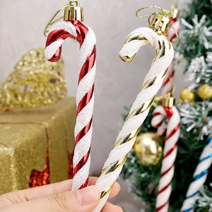 Adornos Navideños Casuales con Forma <span class=keywords><strong>de</strong></span> Bastón <span class=keywords><strong>de</strong></span> Caramelo, Hechos en China, Decoración para el Hogar, Paquete <span class=keywords><strong>de</strong></span> 6 Piezas - Product Image 3