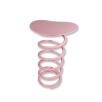 Chaise en spirale en acier et acier inoxydable de haute qualité avec tabouret à ressort de compression Centre de réception Meubles en alliage de métal