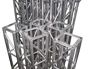 Sahne Aydınlatması için 18m/800kg Yük Kapasiteli Portatif Modüler Yapı Alüminyum Alaşımlı 6082-T6/6061-T6 Truss Konser Platformu - Product Image 5