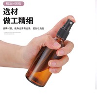 Haute qualité vide 5ml 10ml Mini petit échantillon noir or argent aluminium pulvérisateur couvercle décanter rose verre vaporisateur bouteille de parfum