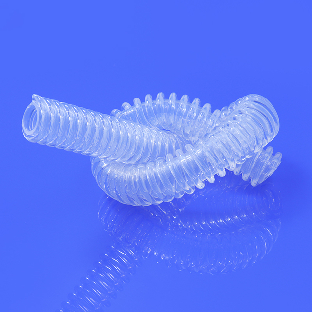 Custom Ventilator Connection Silicone Corrugated Tube Good Price Anesthesia Machine-Specific Corrugated Silicone Tube