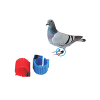 Tag S256 RFID Pigeon Ring ISO11784/11785 pour le suivi des courses et la gestion de l'élevage ABS durable étanche