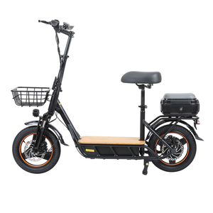 Scooter électrique intelligent de <span class=keywords><strong>type</strong></span> 18Ah avec gros pneus de 14 pouces pour adultes, 2 places, antichoc, scooter électrique à 2 roues - Product Image 4