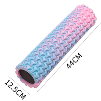 Rouleau d'exercice de massage musculaire en mousse de yoga solide EVA haute densité