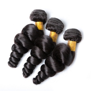 Extensiones de cabello humano Virgen, <span class=keywords><strong>9A</strong></span> alta calidad brasileña humano Remy pelo natural, onda suelta cabello humano - Product Image 4