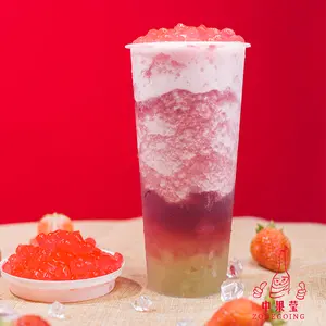 3kg de boules de gelée de thé à bulles, ingrédients de jus de fraise, éclats de perles Boba Taiwan Popping Boba