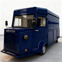 Vente chaude Café Alimentaire Van Crème Glacée Snack Bbq Style Vintage Cuisine Mobile