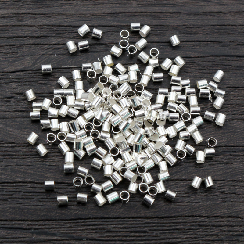 thumbnail image 2 of 500PCS 2mm Crimp Beads - Gold Metal Jewelry Making Supplies For Necklaces & Bracelets 2 of 13