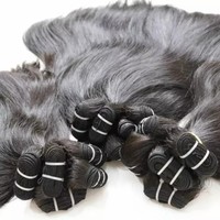 Vente en gros de mèches de cheveux Pixie 12A très demandées, 100g par paquet, double épaisseur, bouclées, 100% cheveux humains vierges