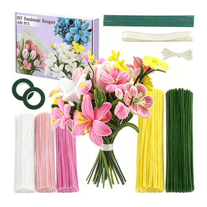 Colorful DIY <b>Craft</b> Kit Velvet 7mm Fuzzy <b>Wire</b> For Educational Projects And Decorative Fuzzy <b>Wire</b> Flower <b>Craft</b> Creations - Product Image 1