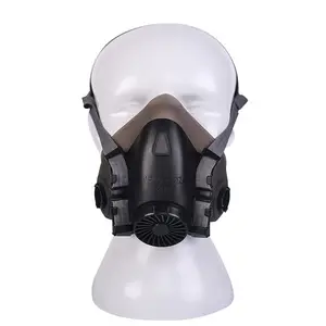 厂家直销高端硅胶半面罩可重复使用半面罩呼吸器