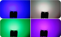 Projecteur de scène 4x100W RGBW 4-en-1 LED COB à 4 yeux, haute luminosité, pour théâtre et spectacles en direct
