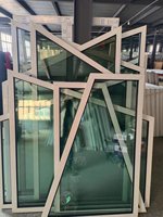 Speziell Geformtes Sicherheitsglas in Maßanfertigung Dreieckiges Aluminium-Festfenster